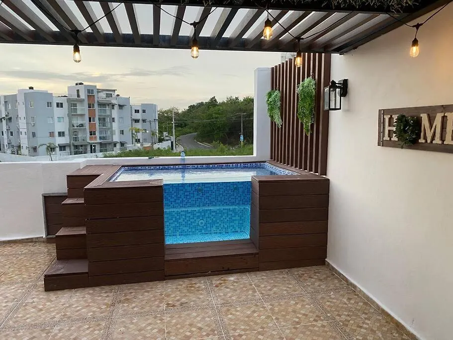 Precioso Apartamento Con Terraza Y Jacuzzi Privado Apartman Santo Domingo Dominikai Köztársaság